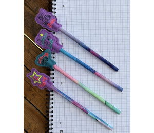 Stickdatei ITH - Stifteaufsatz Schule